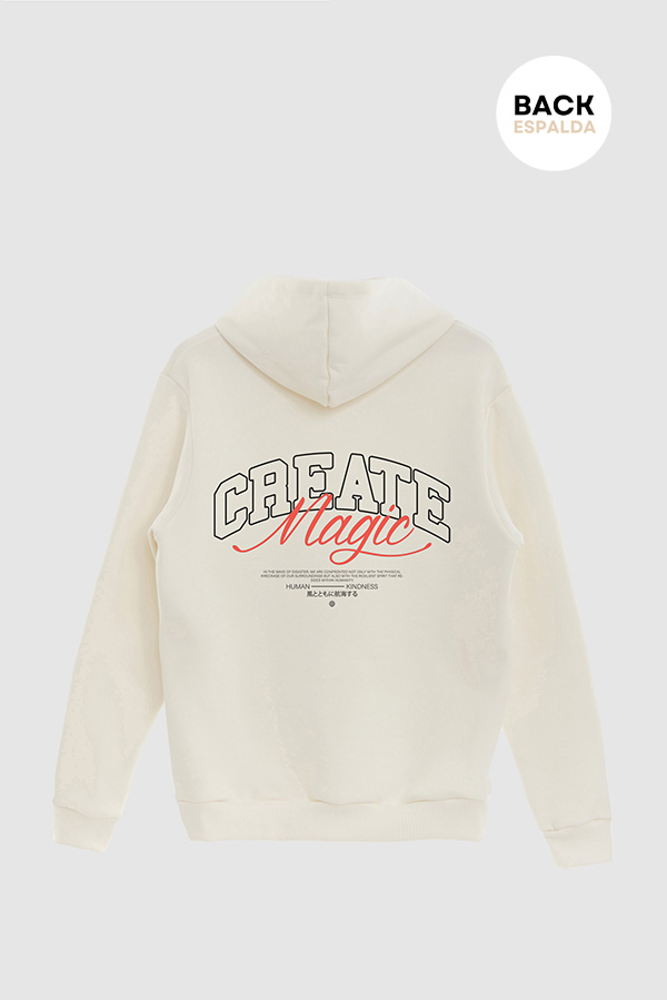HOODIE ESTAMPADO URBAN CREATE MAGIC