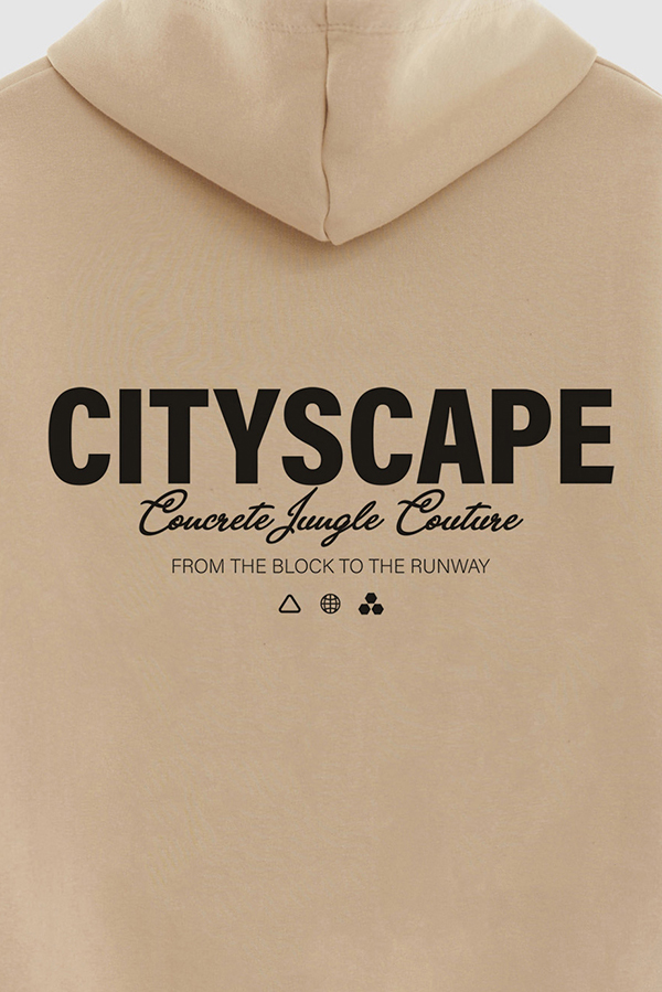 HOODIE ESTAMPADO URBAN CITYSCAPE