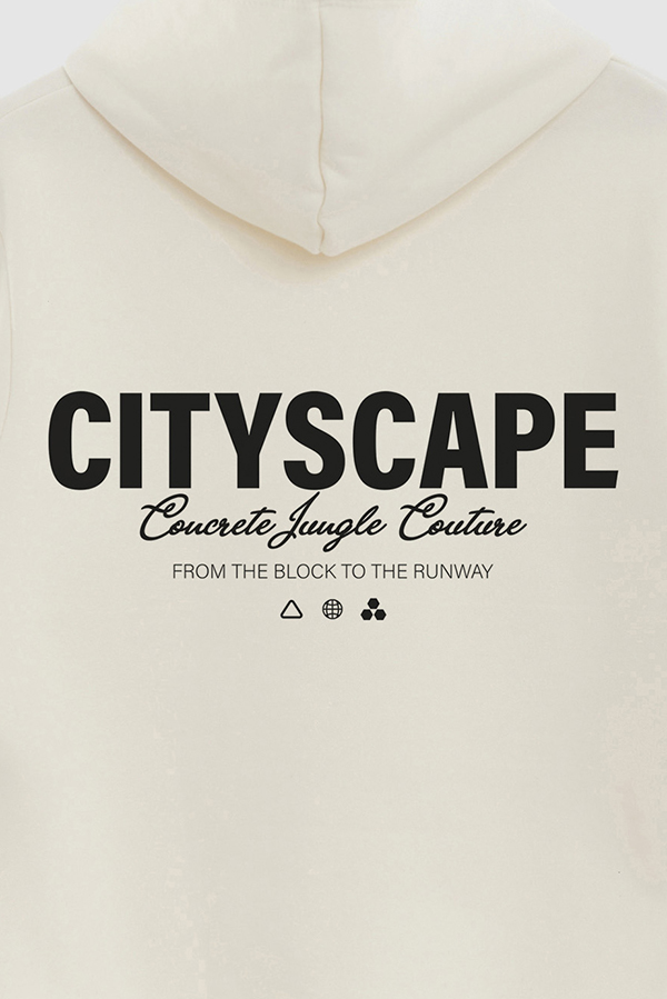 HOODIE ESTAMPADO URBAN CITYSCAPE