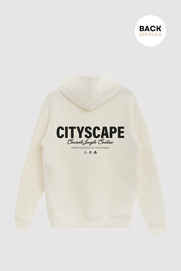 HOODIE ESTAMPADO URBAN CITYSCAPE