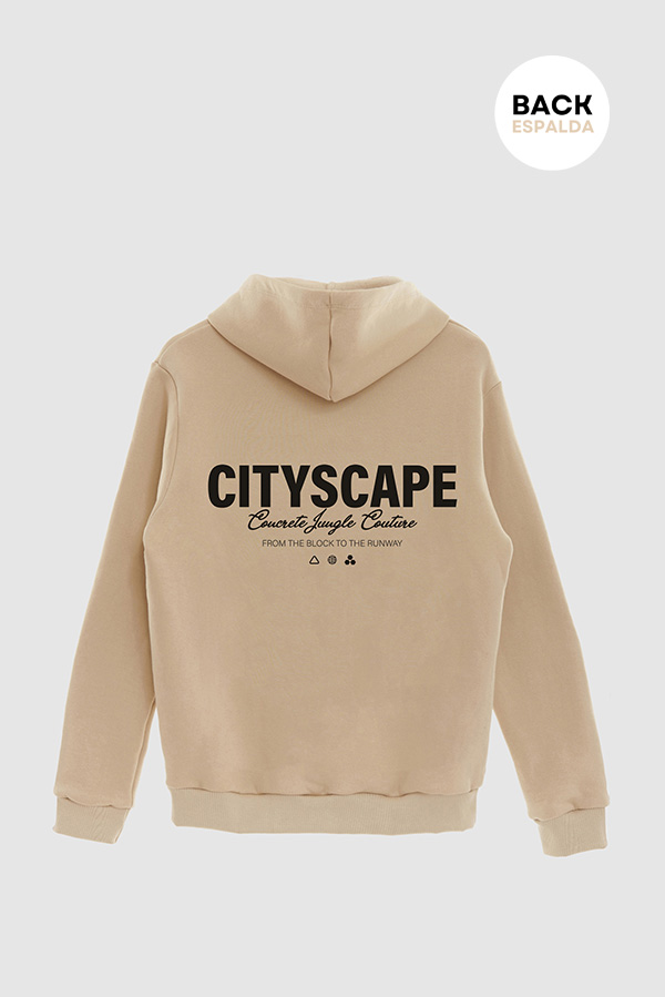 HOODIE ESTAMPADO URBAN CITYSCAPE