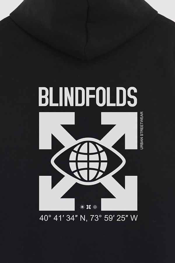 HOODIE ESTAMPADO URBAN BLINDFOLDS