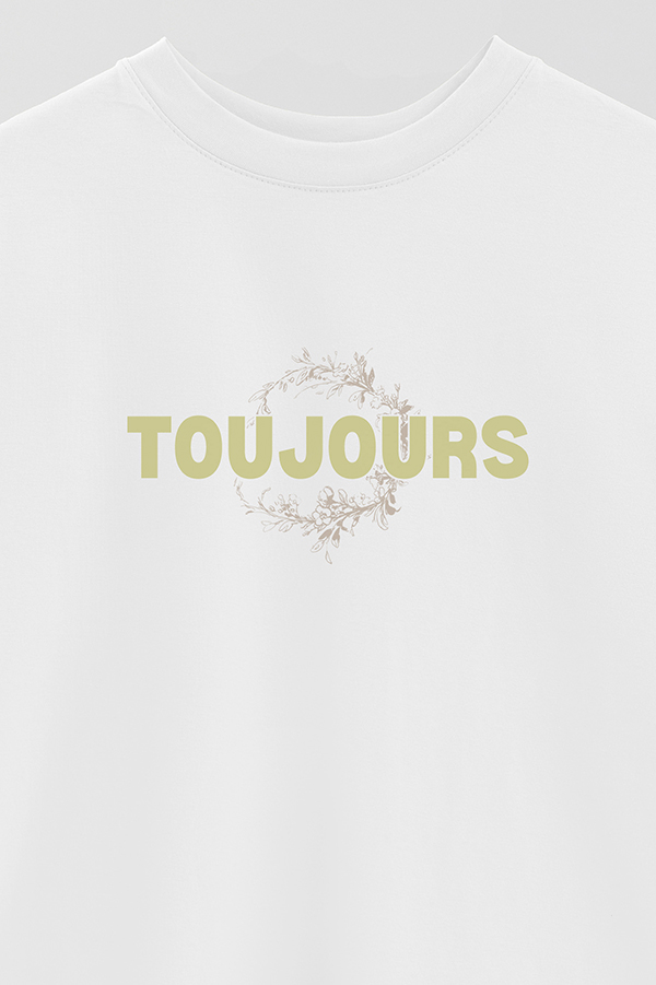 REMERA OVER ESTAMPADA TOUJOURS