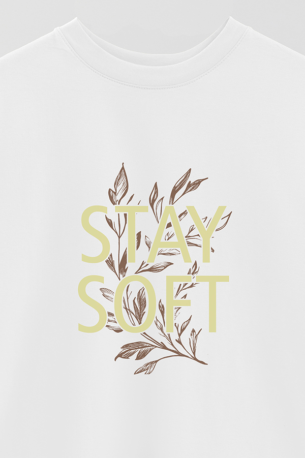REMERA OVER ESTAMPADA STAY SOFT