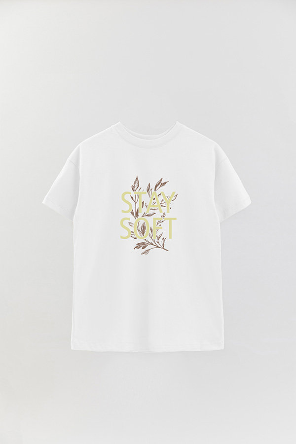 REMERA OVER ESTAMPADA STAY SOFT