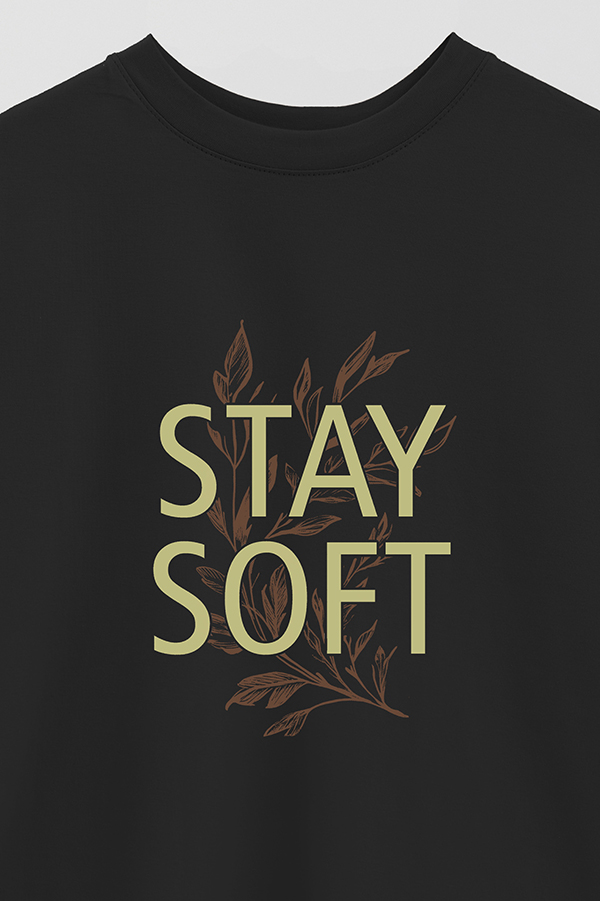 REMERA OVER ESTAMPADA STAY SOFT