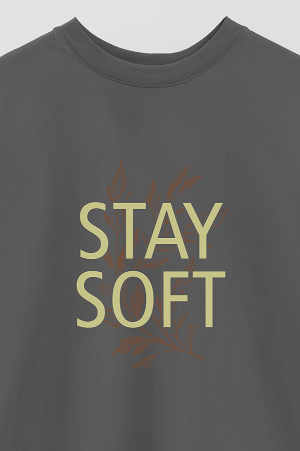 REMERA OVER ESTAMPADA STAY SOFT