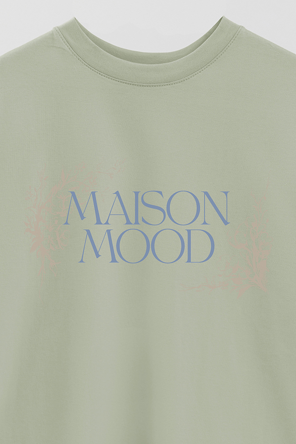 REMERA OVER ESTAMPADA MAISON MOOD