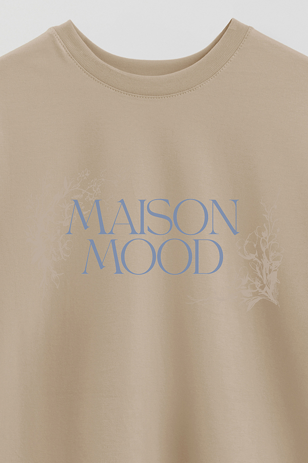 REMERA OVER ESTAMPADA MAISON MOOD