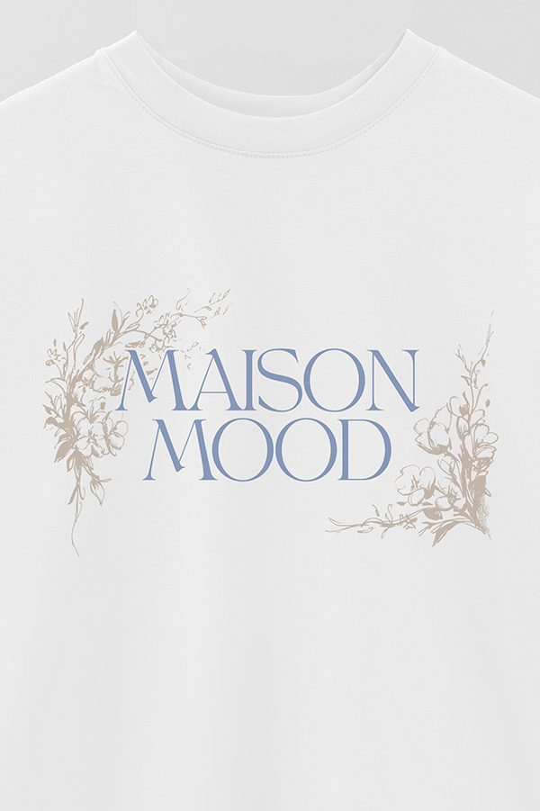 REMERA OVER ESTAMPADA MAISON MOOD