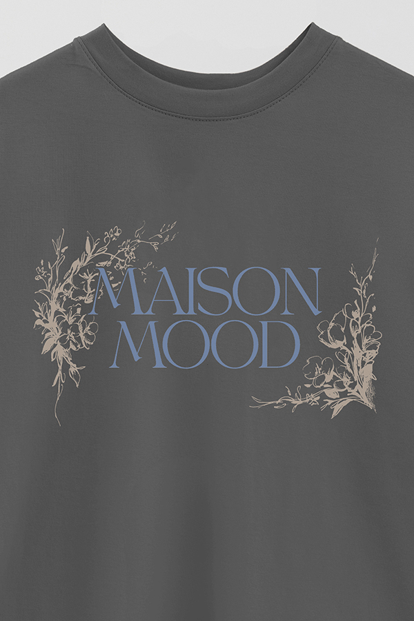 REMERA OVER ESTAMPADA MAISON MOOD