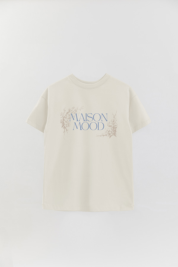 REMERA OVER ESTAMPADA MAISON MOOD