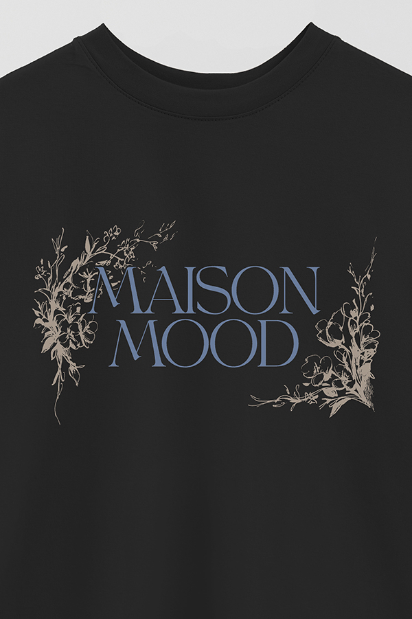REMERA OVER ESTAMPADA MAISON MOOD