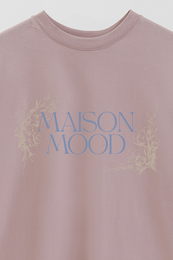 REMERA OVER ESTAMPADA MAISON MOOD