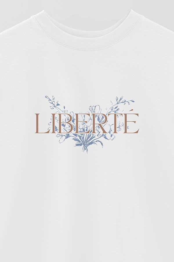 REMERA OVER ESTAMPADA LIBERTE