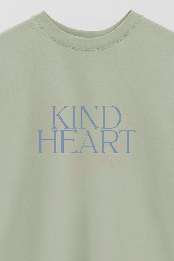 REMERA OVER ESTAMPADA KIND HEART