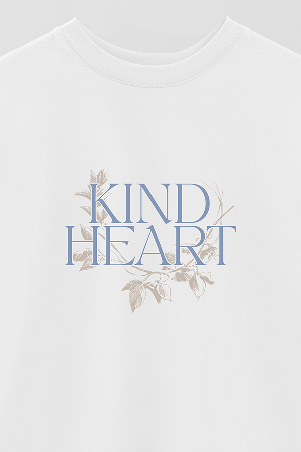 REMERA OVER ESTAMPADA KIND HEART