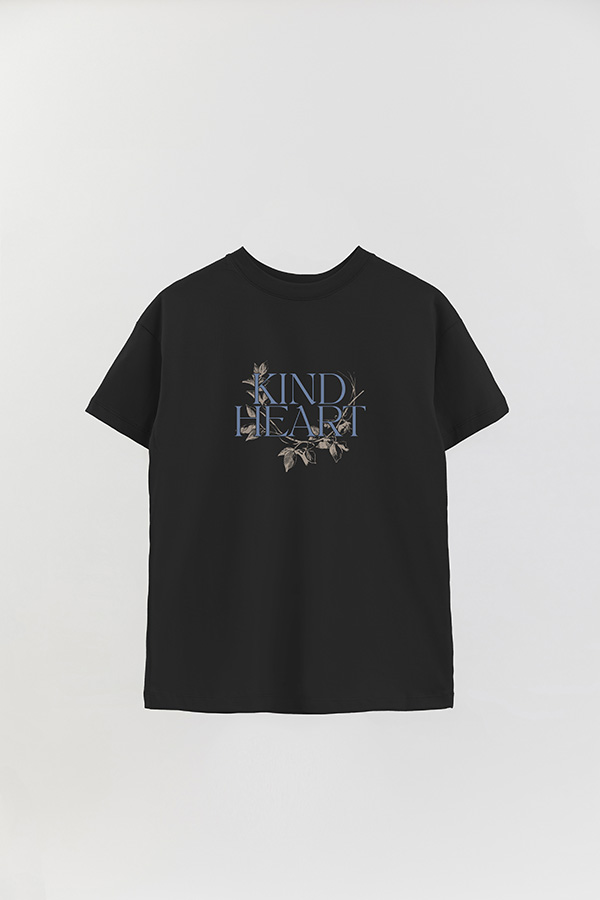REMERA OVER ESTAMPADA KIND HEART