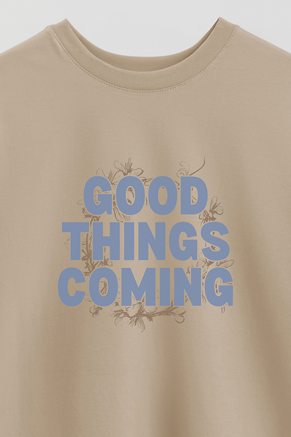REMERA OVER ESTAMPADA GOOD THINGS