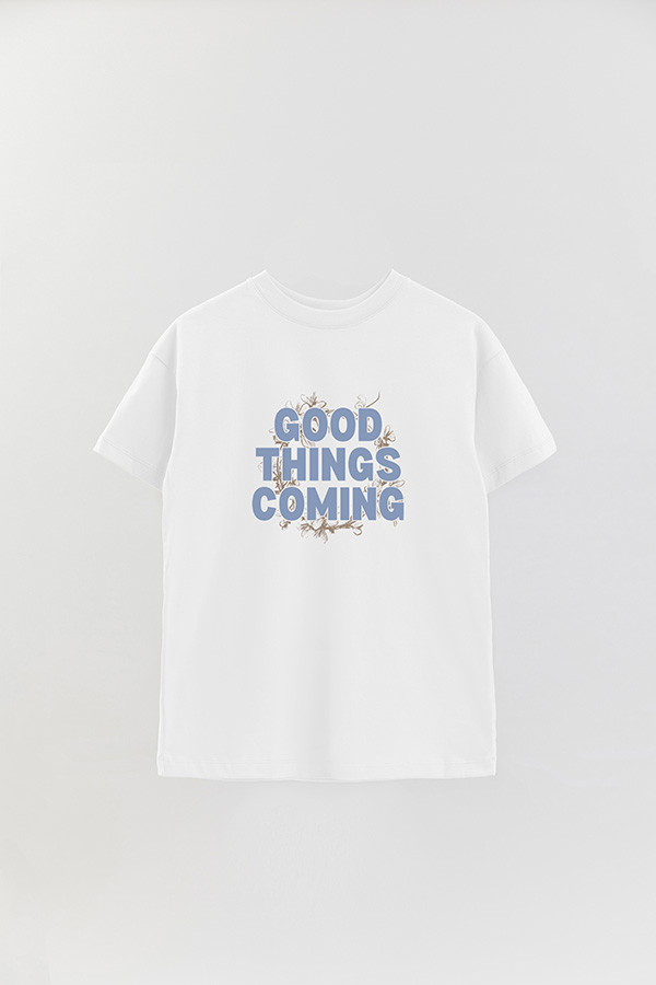 REMERA OVER ESTAMPADA GOOD THINGS