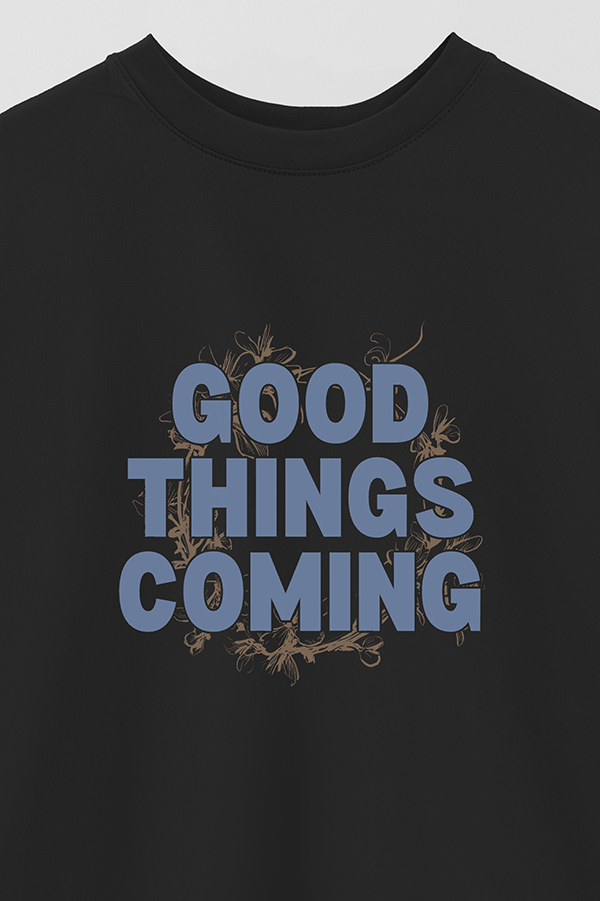 REMERA OVER ESTAMPADA GOOD THINGS