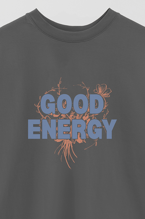 REMERA OVER ESTAMPADA GOOD ENERGY