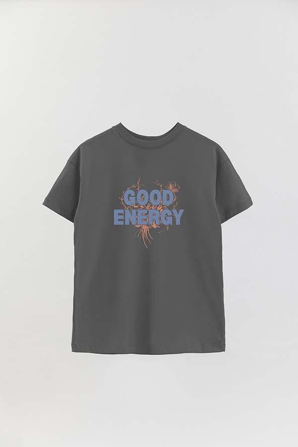 REMERA OVER ESTAMPADA GOOD ENERGY