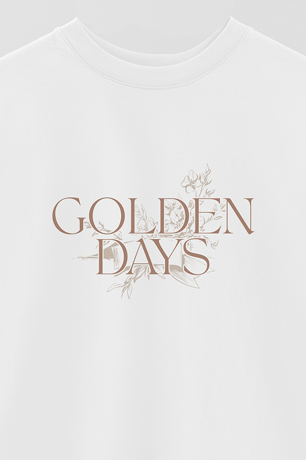 REMERA OVER ESTAMPADA GOLDEN DAYS