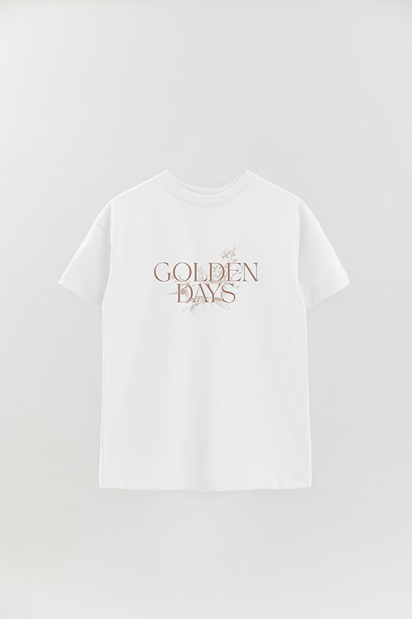 REMERA OVER ESTAMPADA GOLDEN DAYS
