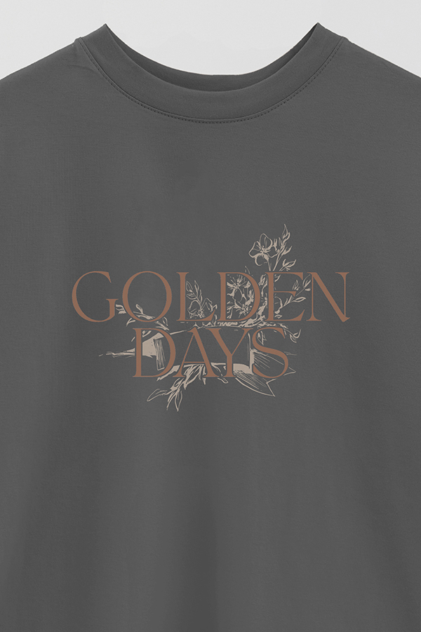 REMERA OVER ESTAMPADA GOLDEN DAYS