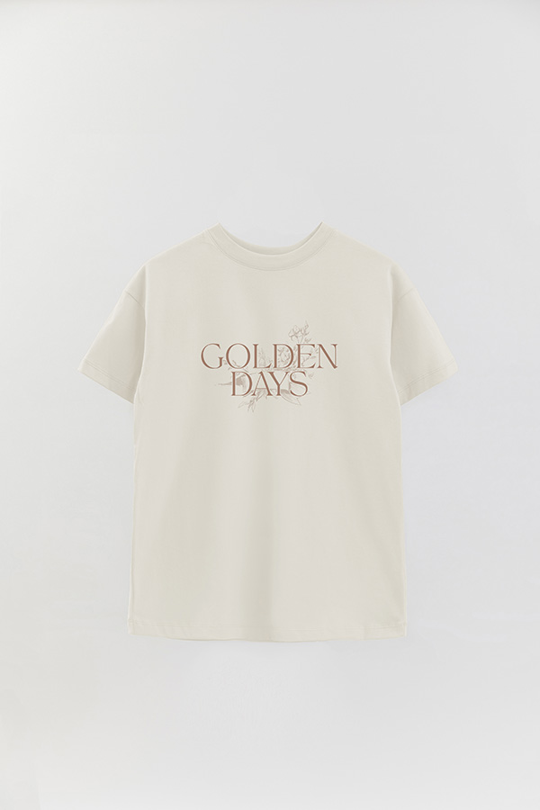 REMERA OVER ESTAMPADA GOLDEN DAYS