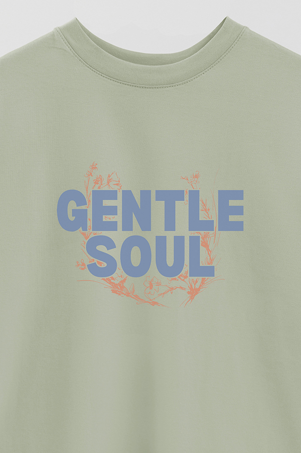REMERA OVER ESTAMPADA GENTLE SOUL