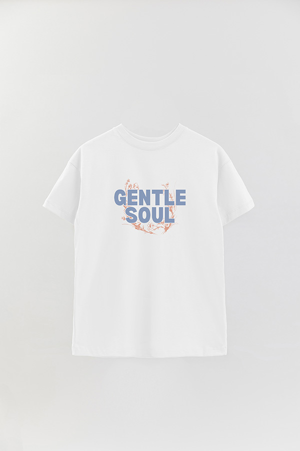 REMERA OVER ESTAMPADA GENTLE SOUL