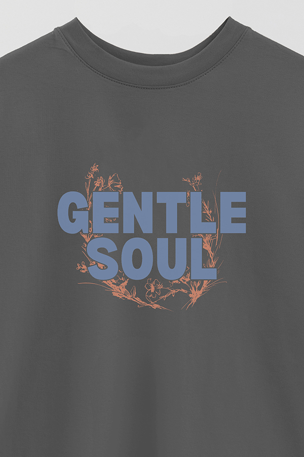 REMERA OVER ESTAMPADA GENTLE SOUL