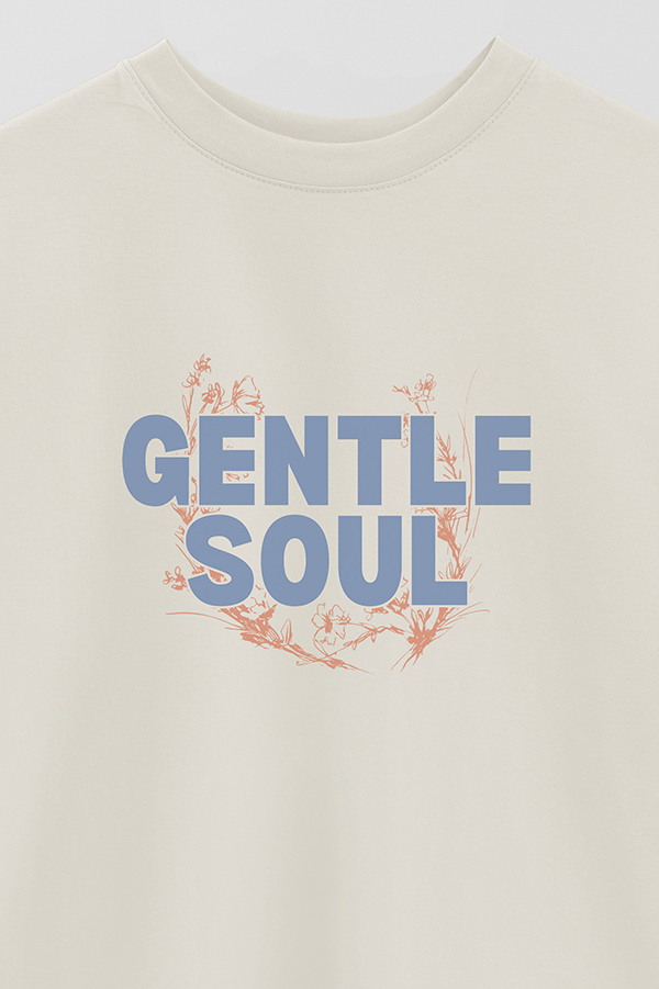 REMERA OVER ESTAMPADA GENTLE SOUL