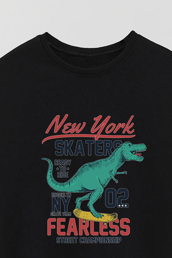 BUZO CREWNECK RUSTICO DINOSAUR CHAMPIONSHIP