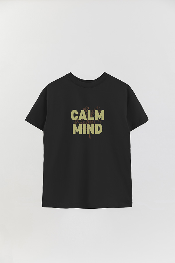 REMERA OVER ESTAMPADA CALM MIND