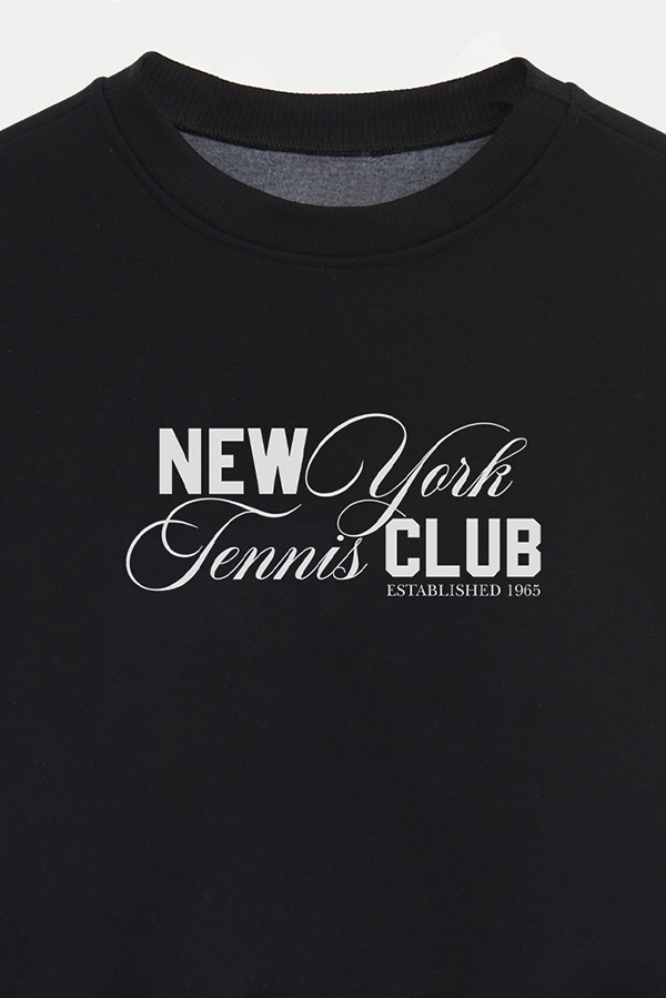 BUZO CROP ESTAMPADO NEW YORK TENNIS