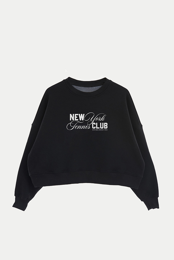 BUZO CROP ESTAMPADO NEW YORK TENNIS