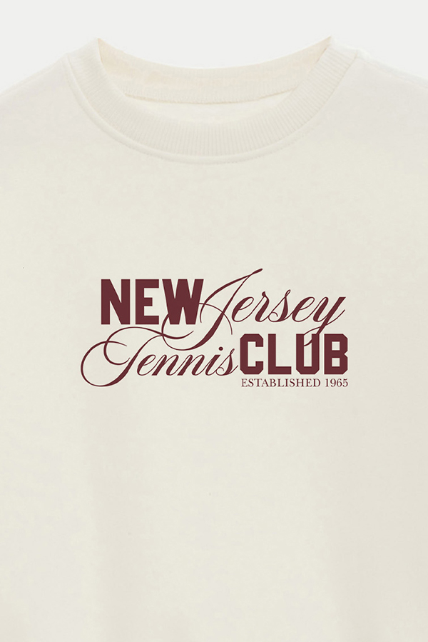 BUZO CROP ESTAMPADO NEW JERSEY TENNIS