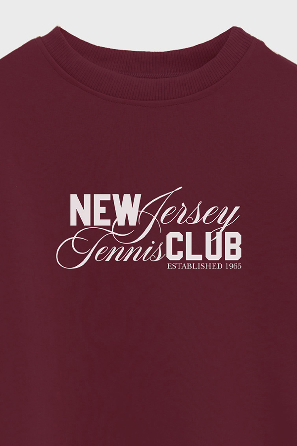 BUZO CROP ESTAMPADO NEW JERSEY TENNIS
