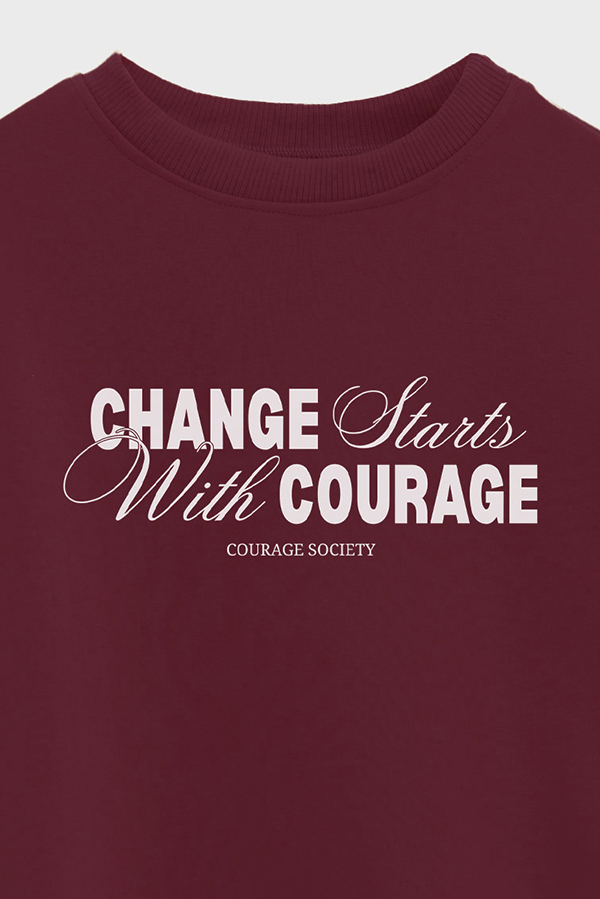 BUZO CROP ESTAMPADO CHANGE STARTS