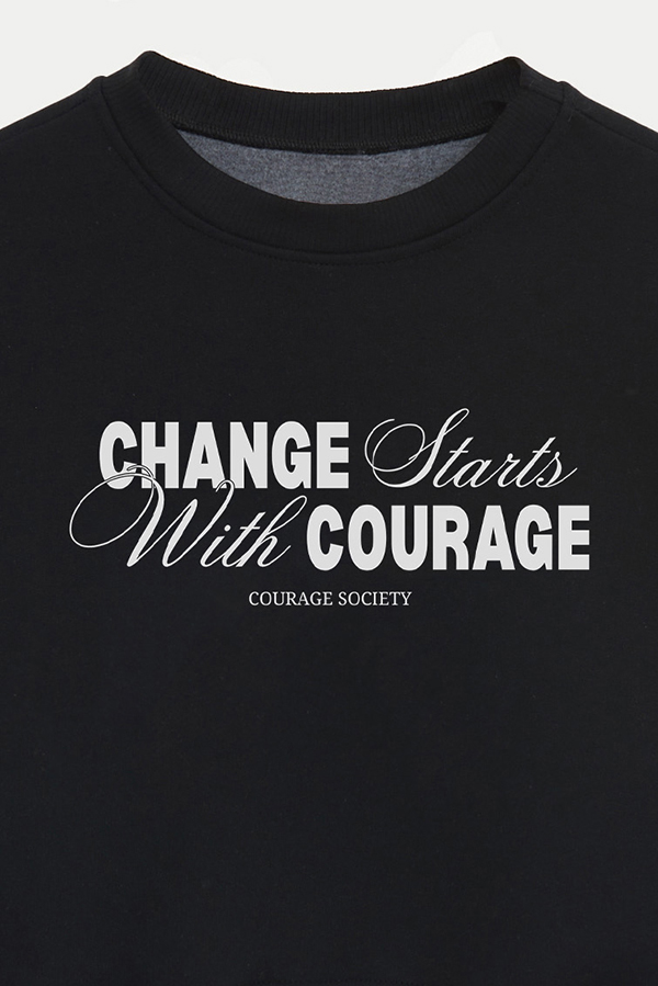 BUZO CROP ESTAMPADO CHANGE STARTS