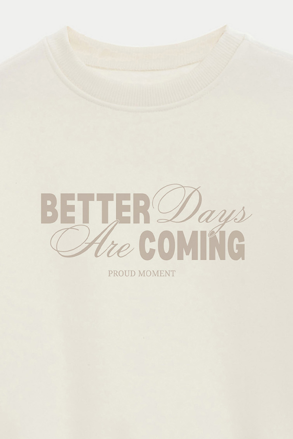 BUZO CROP ESTAMPADO BETTER DAYS