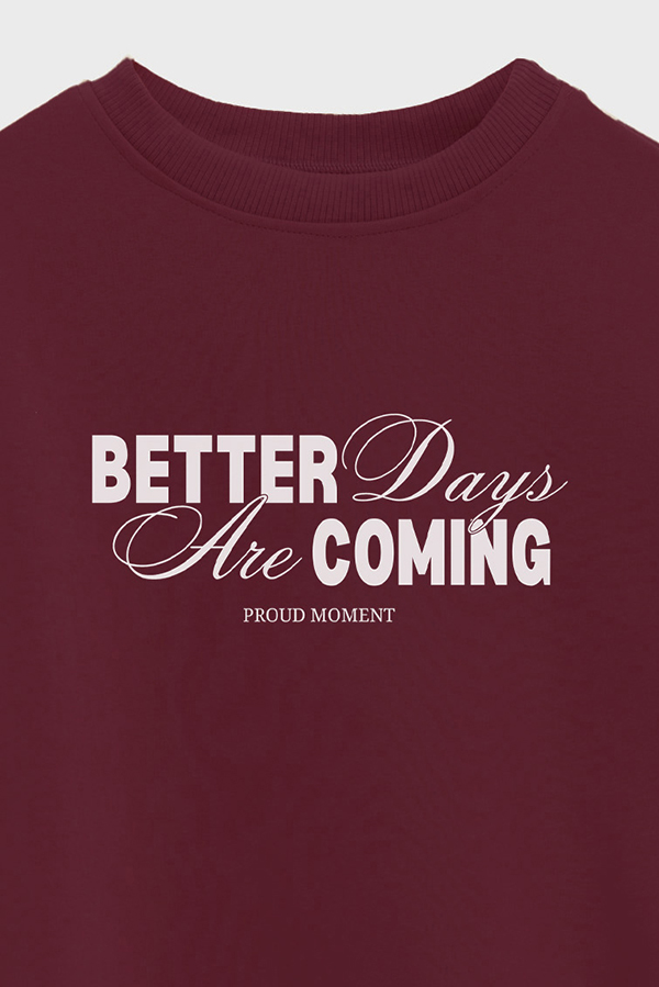 BUZO CROP ESTAMPADO BETTER DAYS