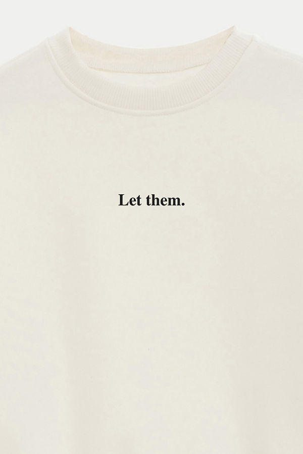 BUZO CROP ESTAMPADO MNM LET THEM