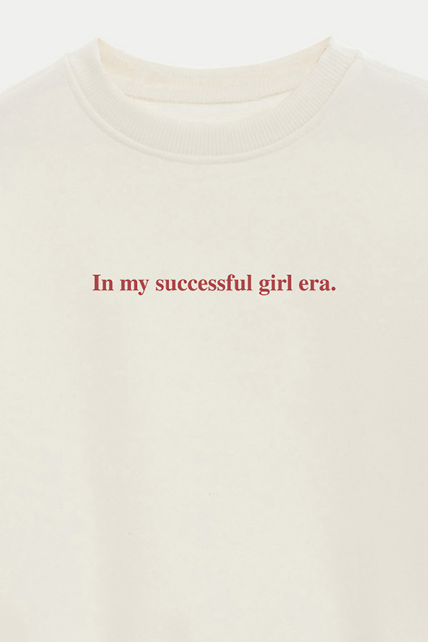 BUZO CROP ESTAMPADO MNM IN MY SUCCESSFUL ERA