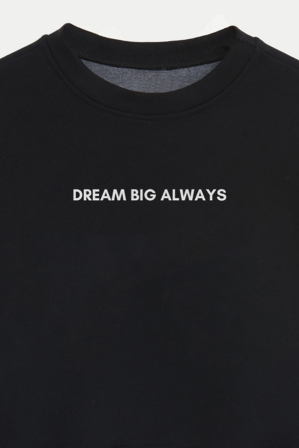 BUZO CROP ESTAMPADO MNM DREAM BIG