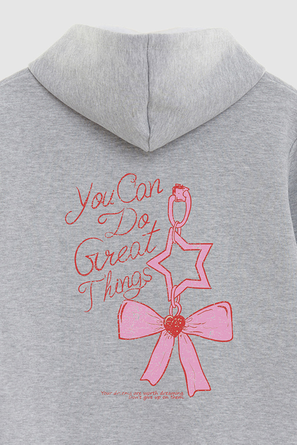 HOODIE ESTAMPADO YOU CAN DO GREAT THINGS