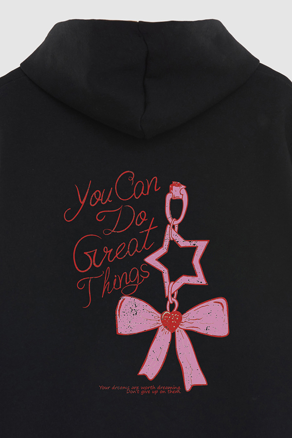 HOODIE ESTAMPADO YOU CAN DO GREAT THINGS